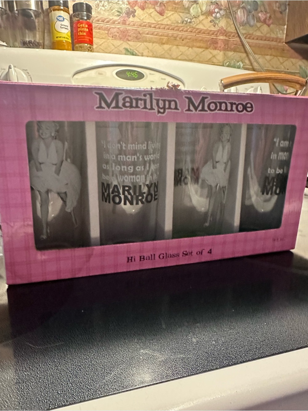 Vintage Marilyn Monroe Highball drinking glasses